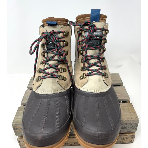 J. Crew Men's Nordic High Insulated Boots In Tan Size 12 New - Picture 5 of 11